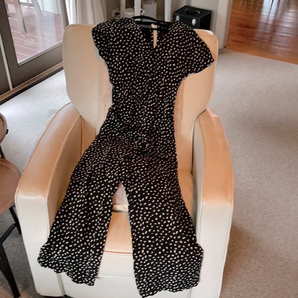 Rails Black and White Polka Dot Jumpsuit